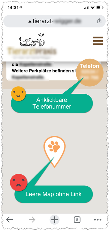 Die Tierarzt Website